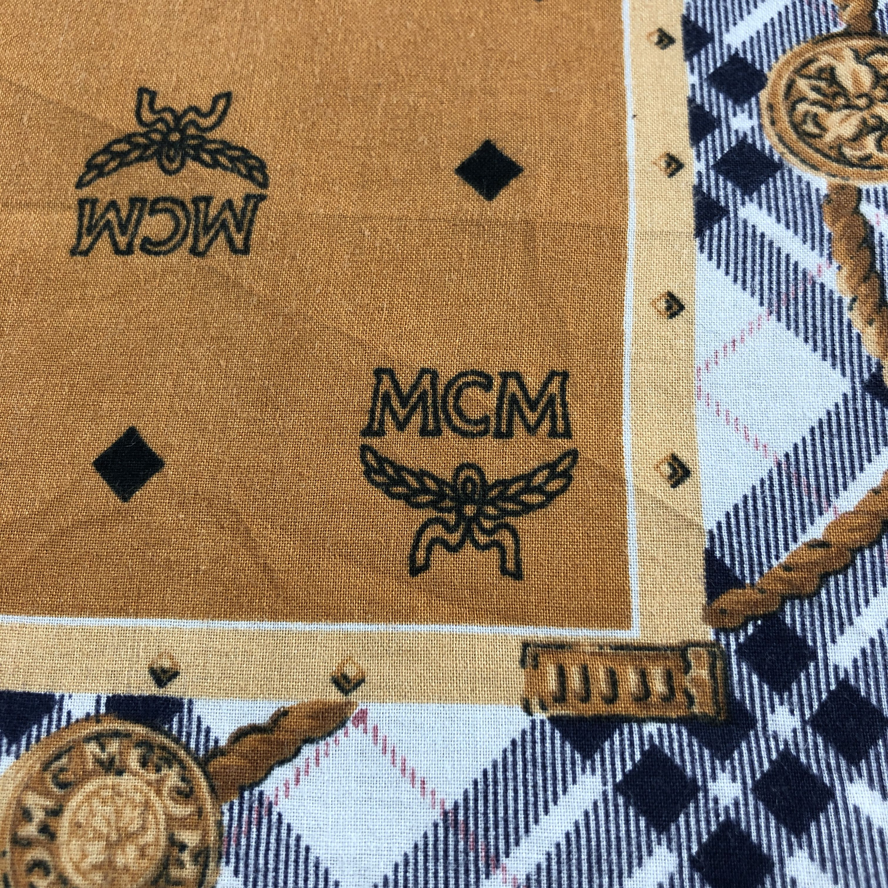 MCM MCM Monogram Handkerchief Neckerchief Bandana H2627 Size ONE SIZE - 3 Thumbnail