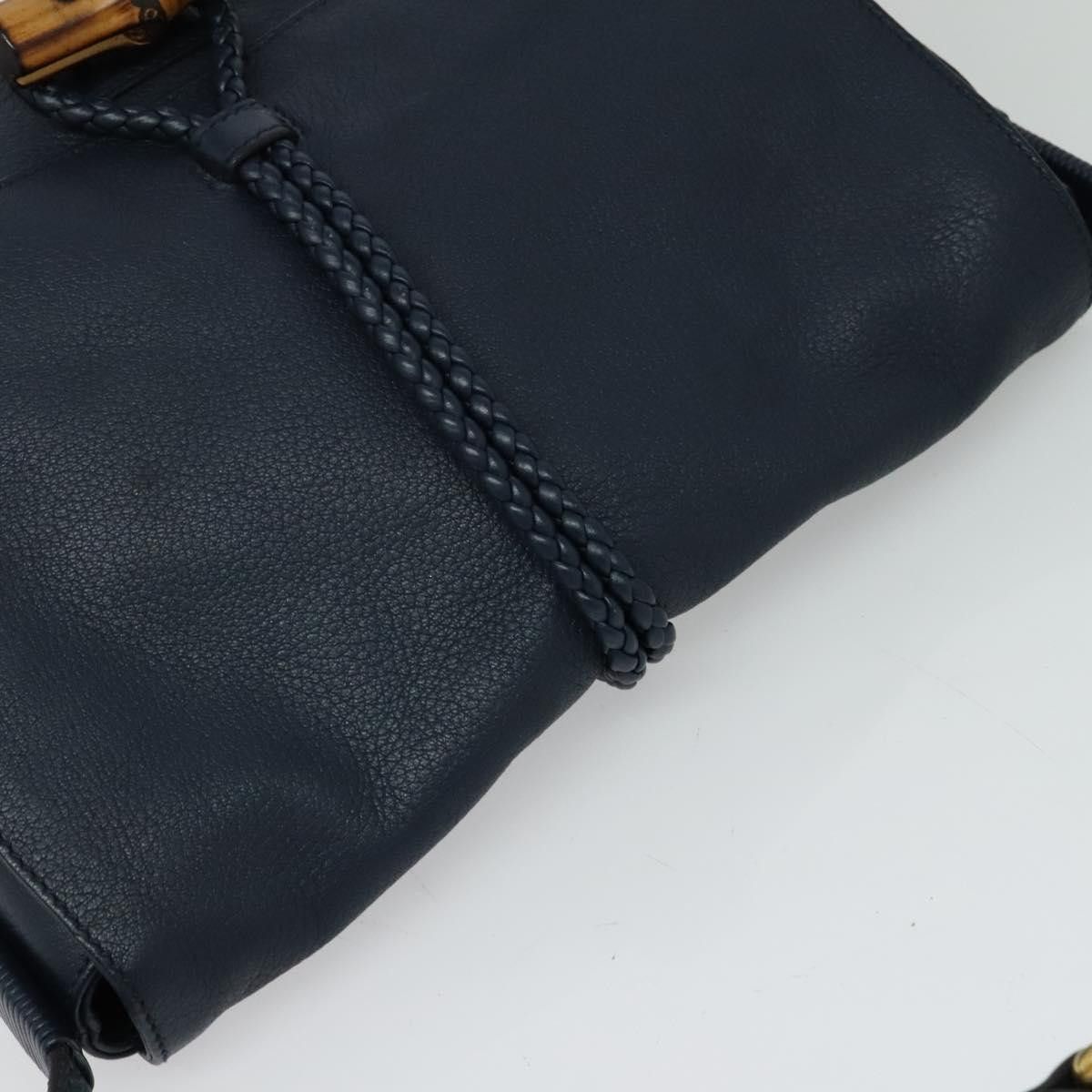 Gucci GUCCI Shoulder Bag Leather Blue Gold Size ONE SIZE - 6 Thumbnail