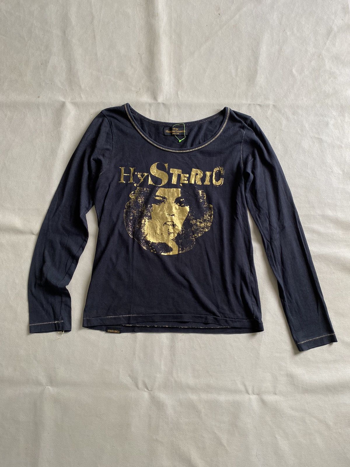 image of Vintage Hysteric Glamour Mesh Tshirt in Black, Men's (Size Small)