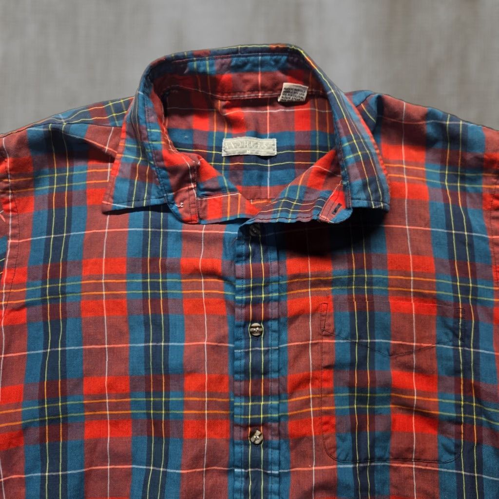 Vintage Andhurst Shirt Adult Men's Size M Medium Black Plaid Button-Up Long Sleeve Casual Regular Size US M / EU 48-50 / 2 - 1 Thumbnail
