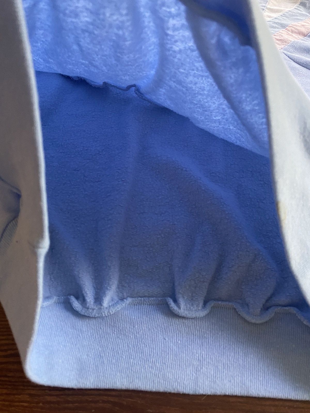 Vintage Vintage 80’s Mock Neck Baby Blue Pink Ski Sweatshirt Size US XS / EU 42 / 0 - 6 Thumbnail