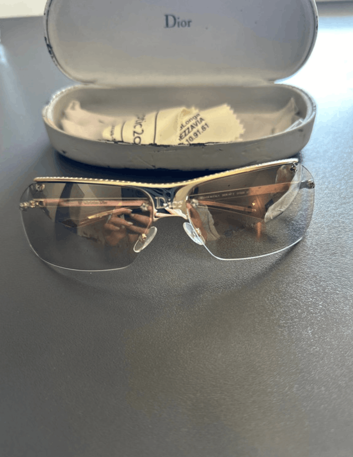 Dior Christian Dior Sunglasses HIT 2 Shield Mask Vintage Size ONE SIZE - 1 Thumbnail
