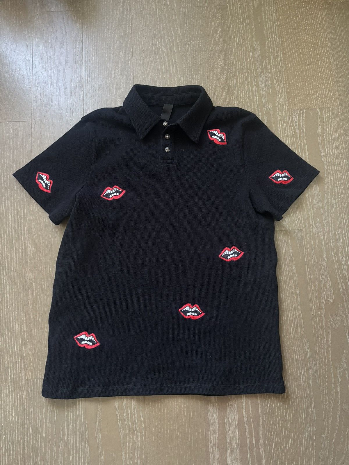 Chrome Hearts Chrome Hearts Silver Button Horseshoe Button Polo