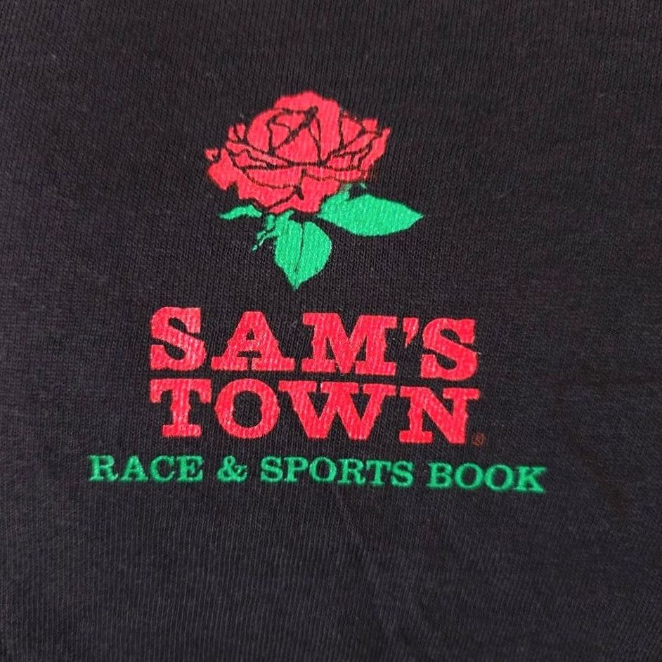 Delta Kentucky Derby Day T Shirt Mens XL Black 2011 Sams Town Las Vegas Delta Graphic Tee Horses Y2K Mens Size US XL / EU 56 / 4 - 3 Thumbnail