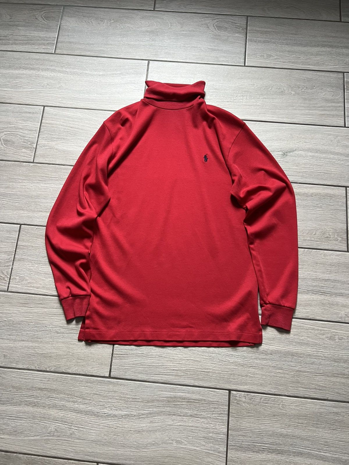Vintage Polo Ralph Lauren Red ❤️ Long Sleeve Rar Size US S / EU 44-46 / 1 - 2 Thumbnail