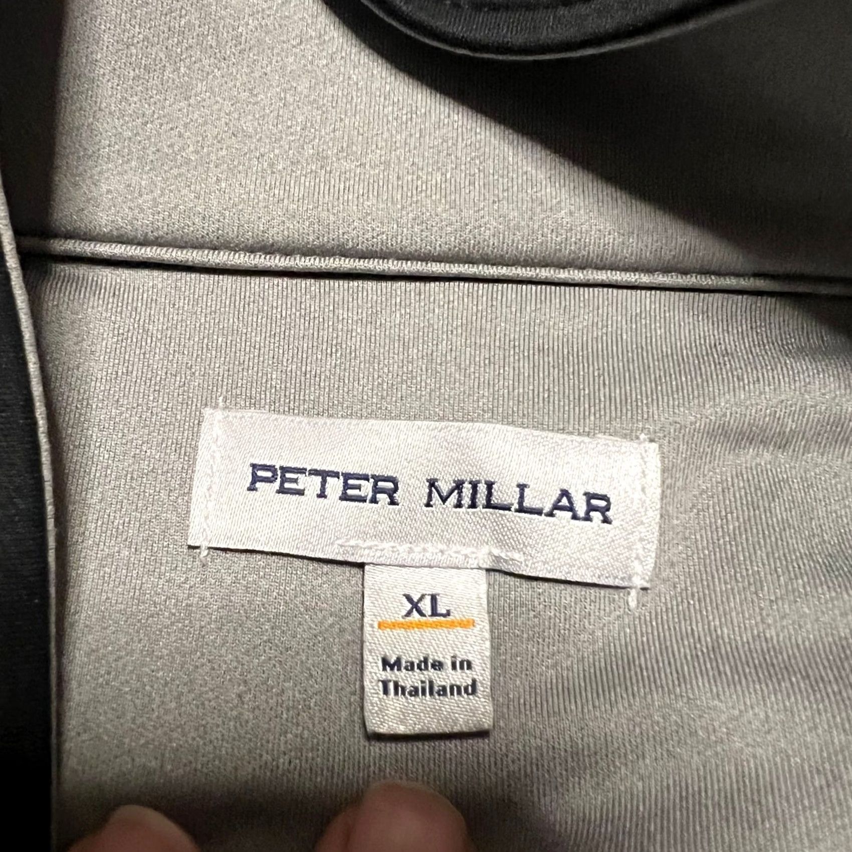 Peter Millar Peter Millar Shirt Mens XL Performance Golf Quarter Zip Long Sleeve Black XL Mens Shirt Black Size US XL / EU 56 / 4 - 7 Thumbnail