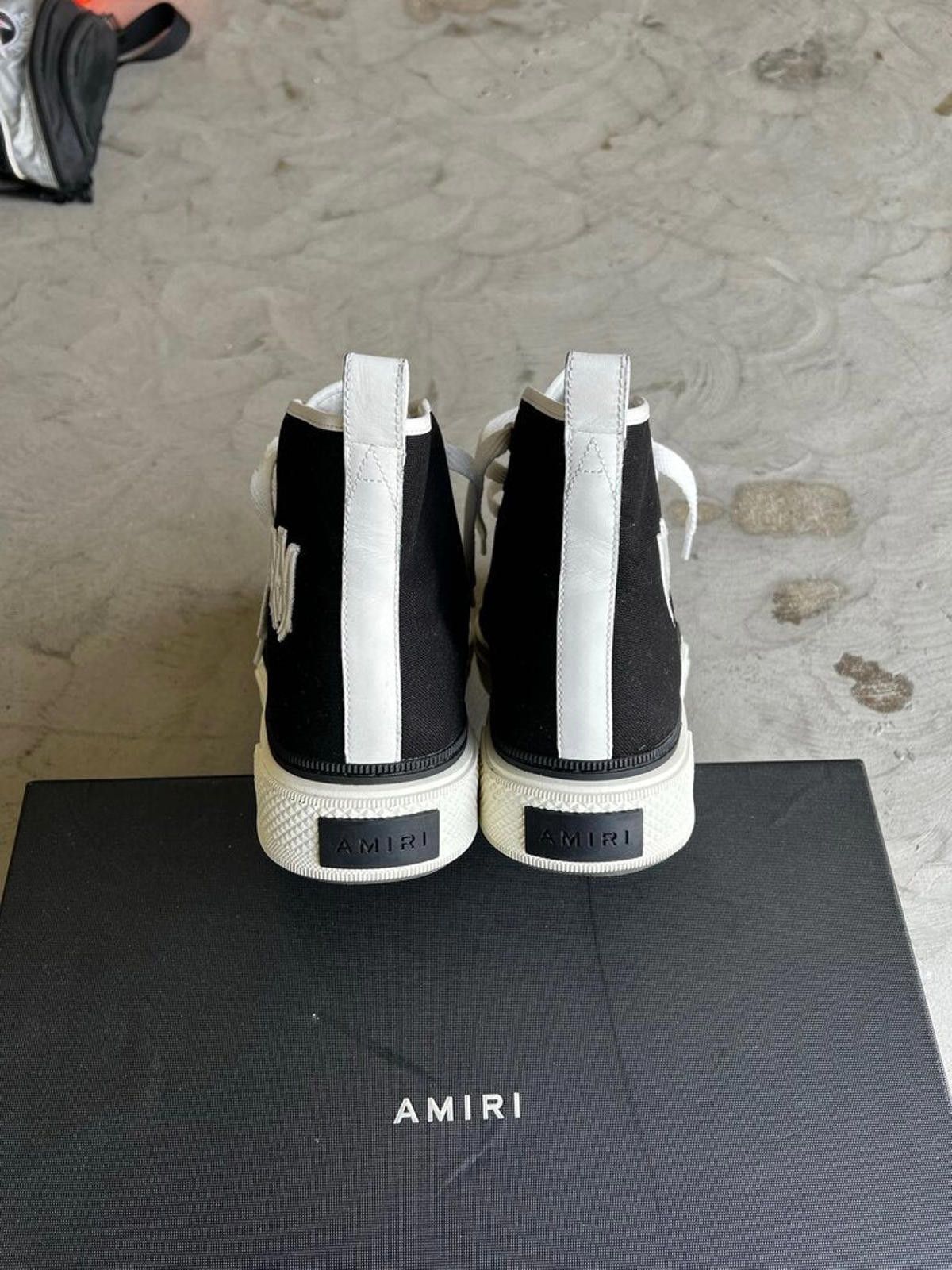 Amiri Amiri Chuck High Black/White Sz. 48 Size US 15 / EU 48 - 5 Thumbnail