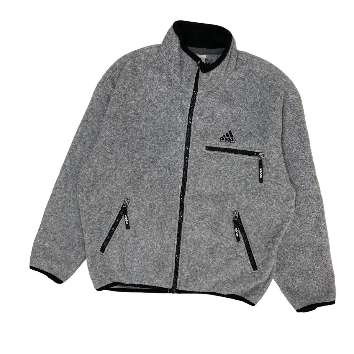 Adidas Vintage Adidas Fleece Zipper Jacket Size US S / EU 44-46 / 1 - 3 Thumbnail