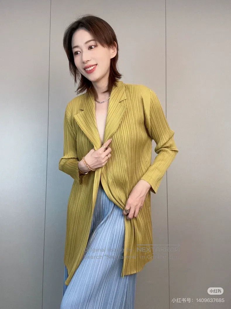 Issey Miyake Issey Miyake Yellow Cardigan Size M / US 6-8 / IT 42-44 - 1 Thumbnail