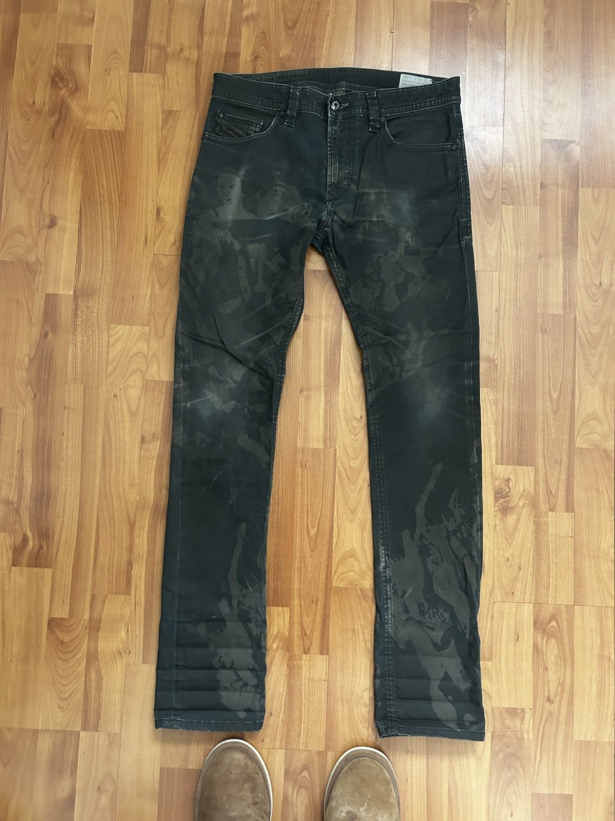 Diesel × Diesel Black Gold Diesel Thavar « Faces » slim pants 31W x32L Size US 31 - 1 Thumbnail