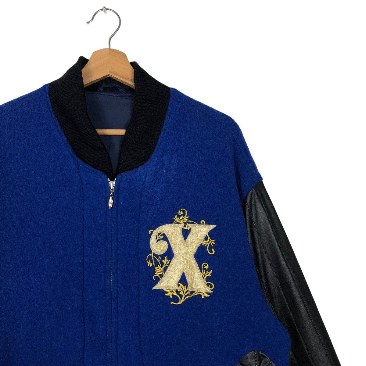Hysteric Glamour 🔥Rare Vintage Varsity Bomber Jacket Xenos Big LogoSpell Out Size US L / EU 52-54 / 3 - 5 Thumbnail