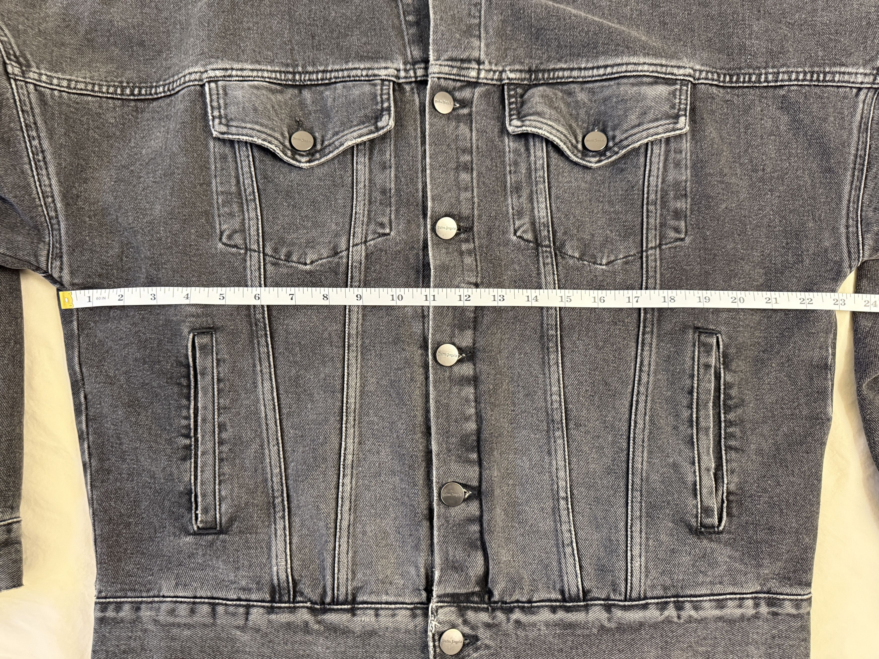 Palm Angels Palm Angels Logo Denim Jacket Size US M / EU 48-50 / 2 - 8 Thumbnail