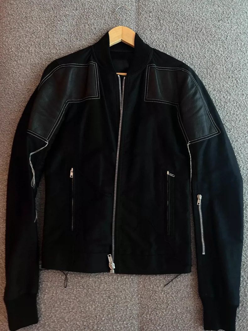 Rick Owens Leather Jacket Size 48- DMC