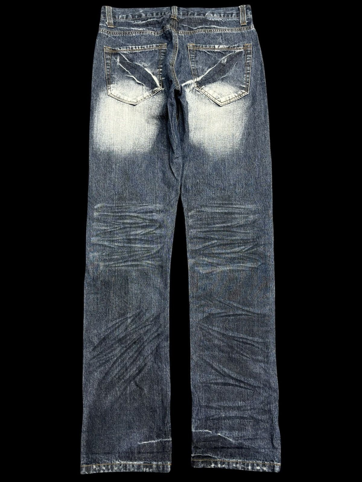 Japanese Brand 💥Sick Fades💥Zerosail All Over Sick Fades Slim Denim F479 Size US 32 / EU 48 - 2 Thumbnail