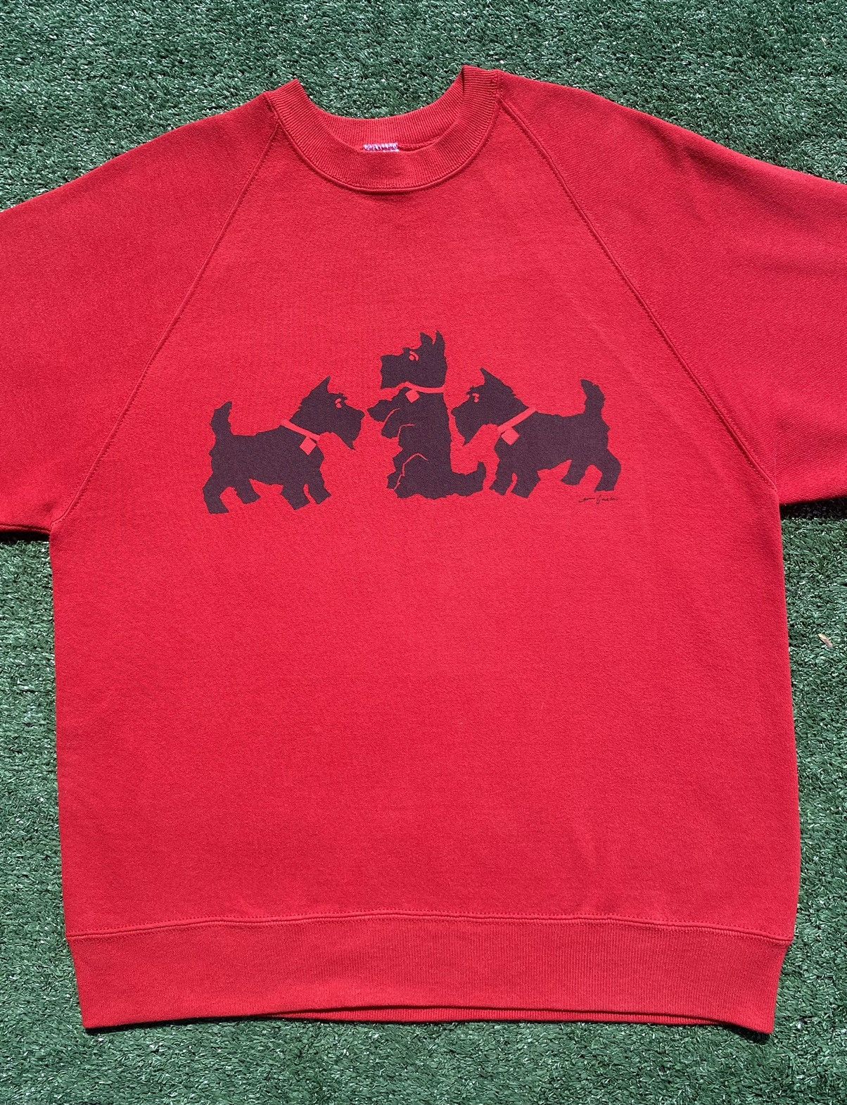 Jerzees 80’s Scottish Terrier Dog Sweatshirt Women’s Size Large Size L / US 10 / IT 46 - 1 Thumbnail
