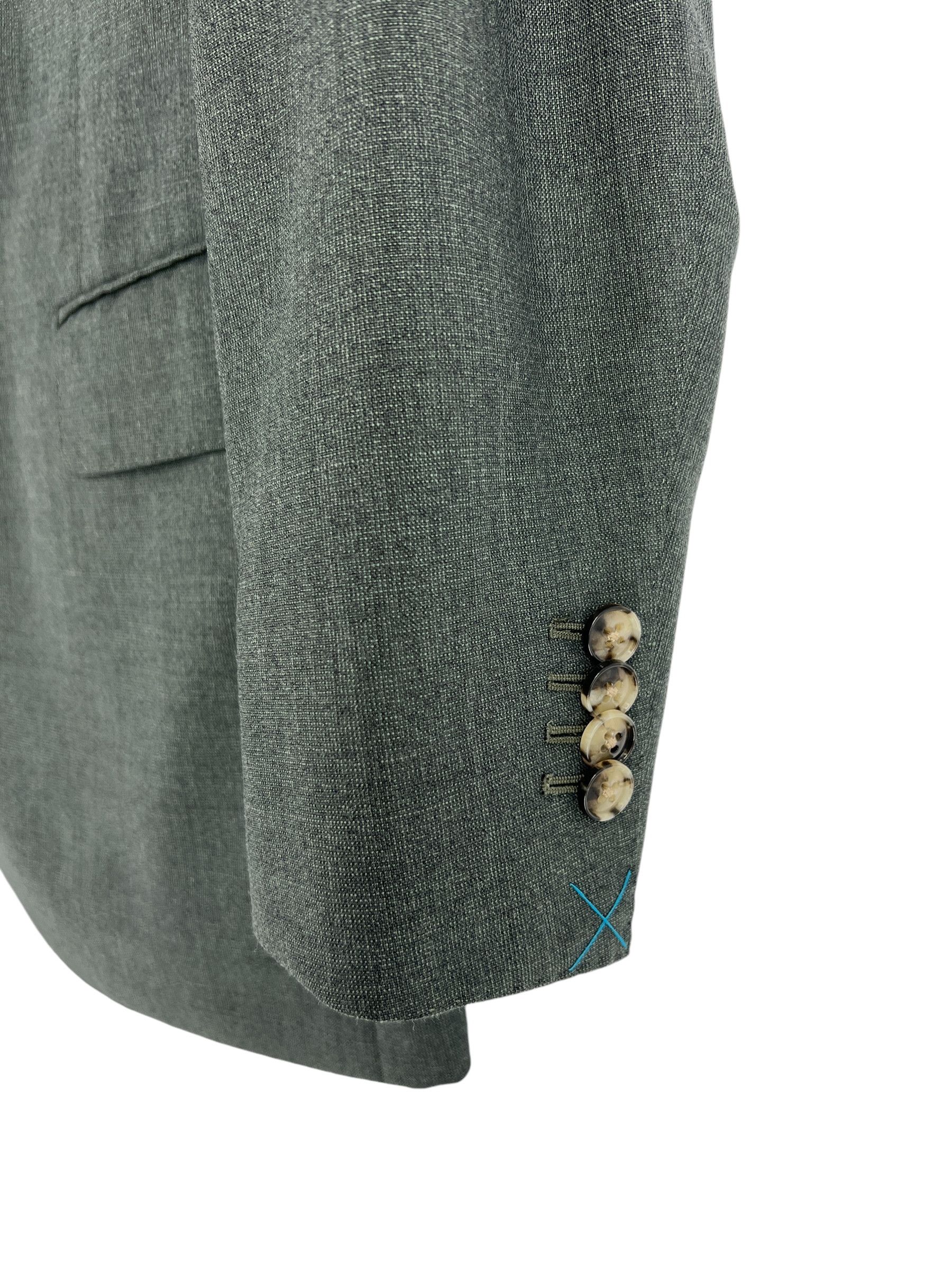 Suitsupply Lazio Wool Formal Blazer Waistcoat Suit EU:50; UK/US:40S Size 40S - 8 Thumbnail