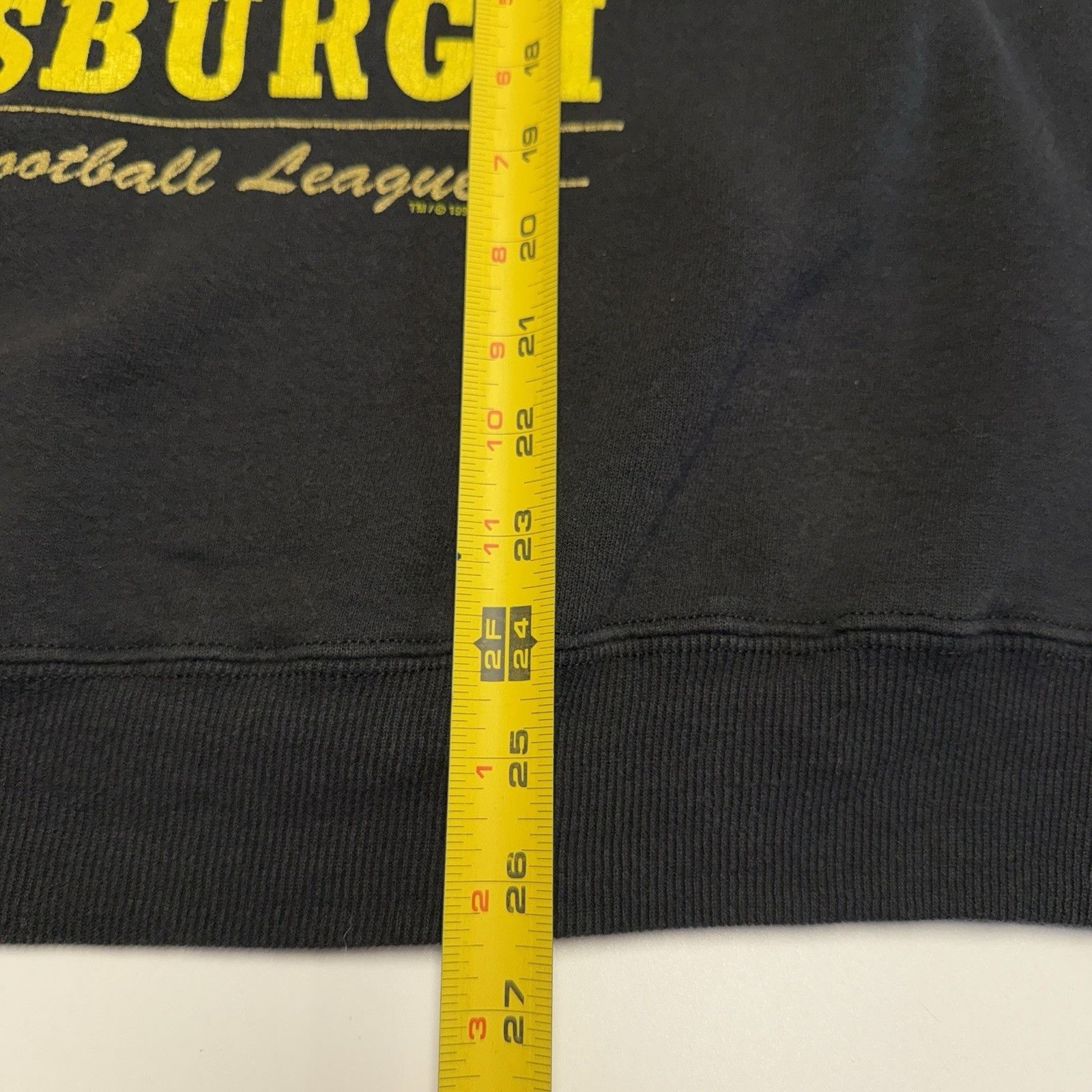 NFL Vintage 90s Pittsburgh Steelers Sweatshirt Mens Large Black Size US L / EU 52-54 / 3 - 6 Thumbnail