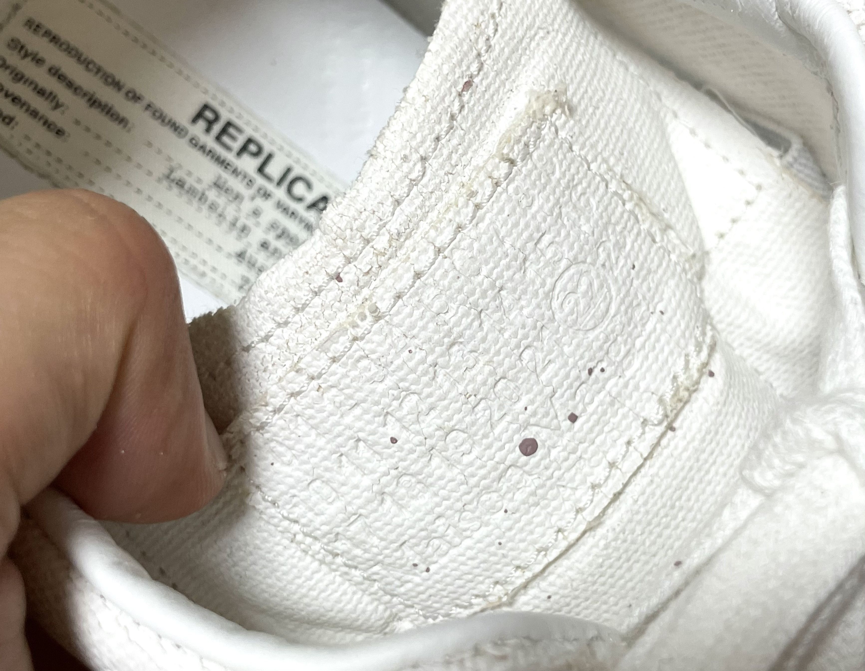 Maison Margiela Maison Margiela GAT (Paint Splatter Canvas) Size US 9 / EU 42 - 14 Thumbnail