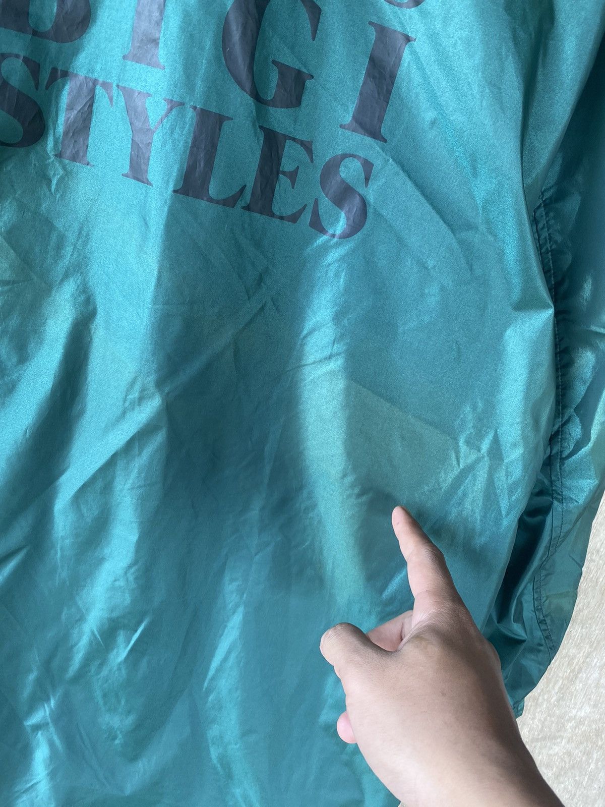 BIGI × Japanese Brand × Vintage 👘SALE👘MENS BIG NYLON RAINCOAT Size US L / EU 52-54 / 3 - 8 Thumbnail