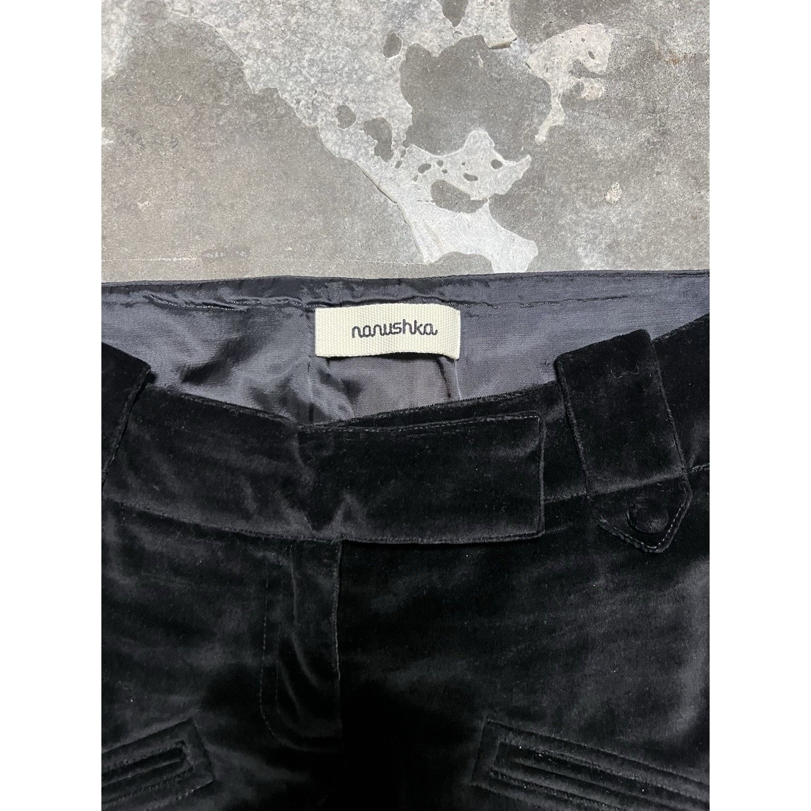 Nanushka Nanushka Black Cotton Capri Pants Shorts Size Small 31x19.5 Size 31" - 3 Thumbnail