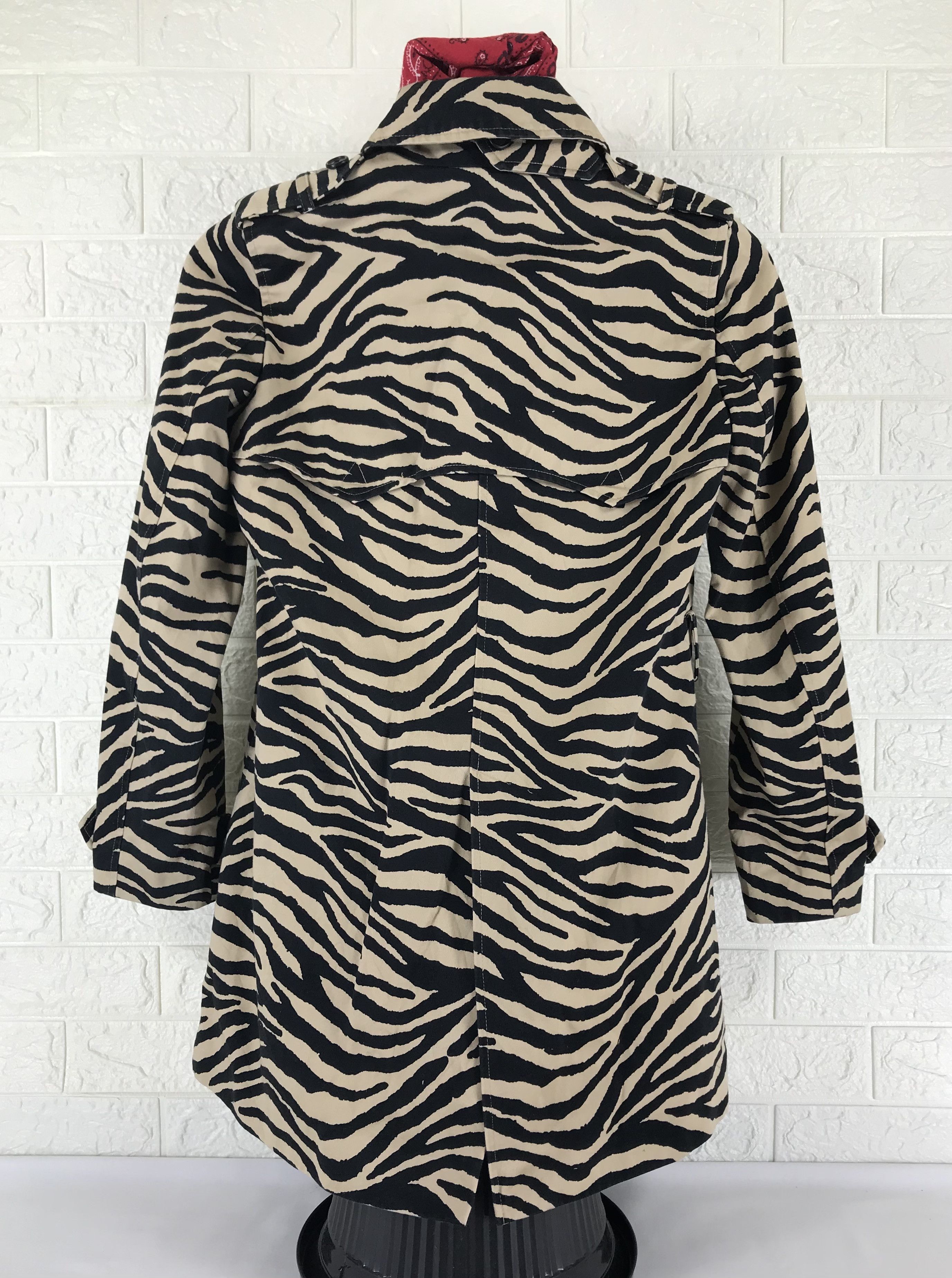 Polo Ralph Lauren Vintage Polo Ralph Lauren Tiger Striped Coat Size M / US 6-8 / IT 42-44 - 4 Thumbnail