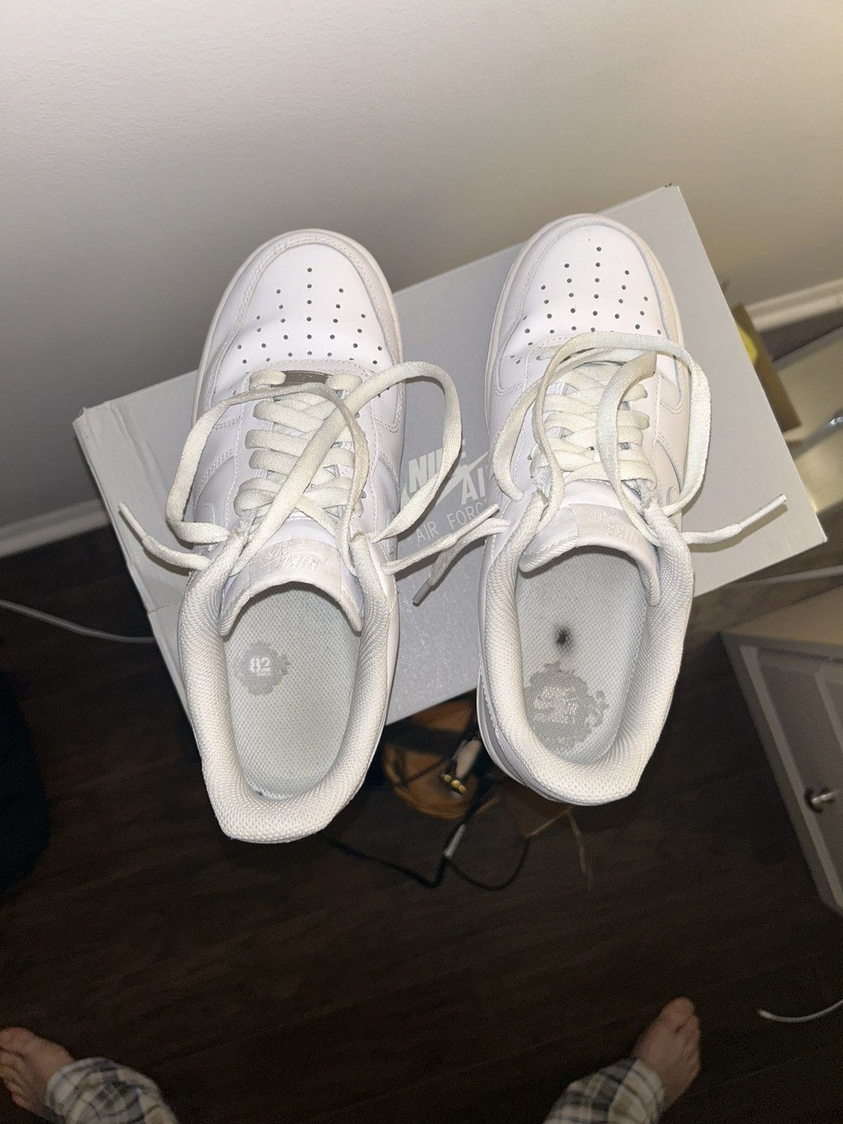 Nike Air Force 1 07 White Size US 8.5 / EU 41-42 - 5 Thumbnail