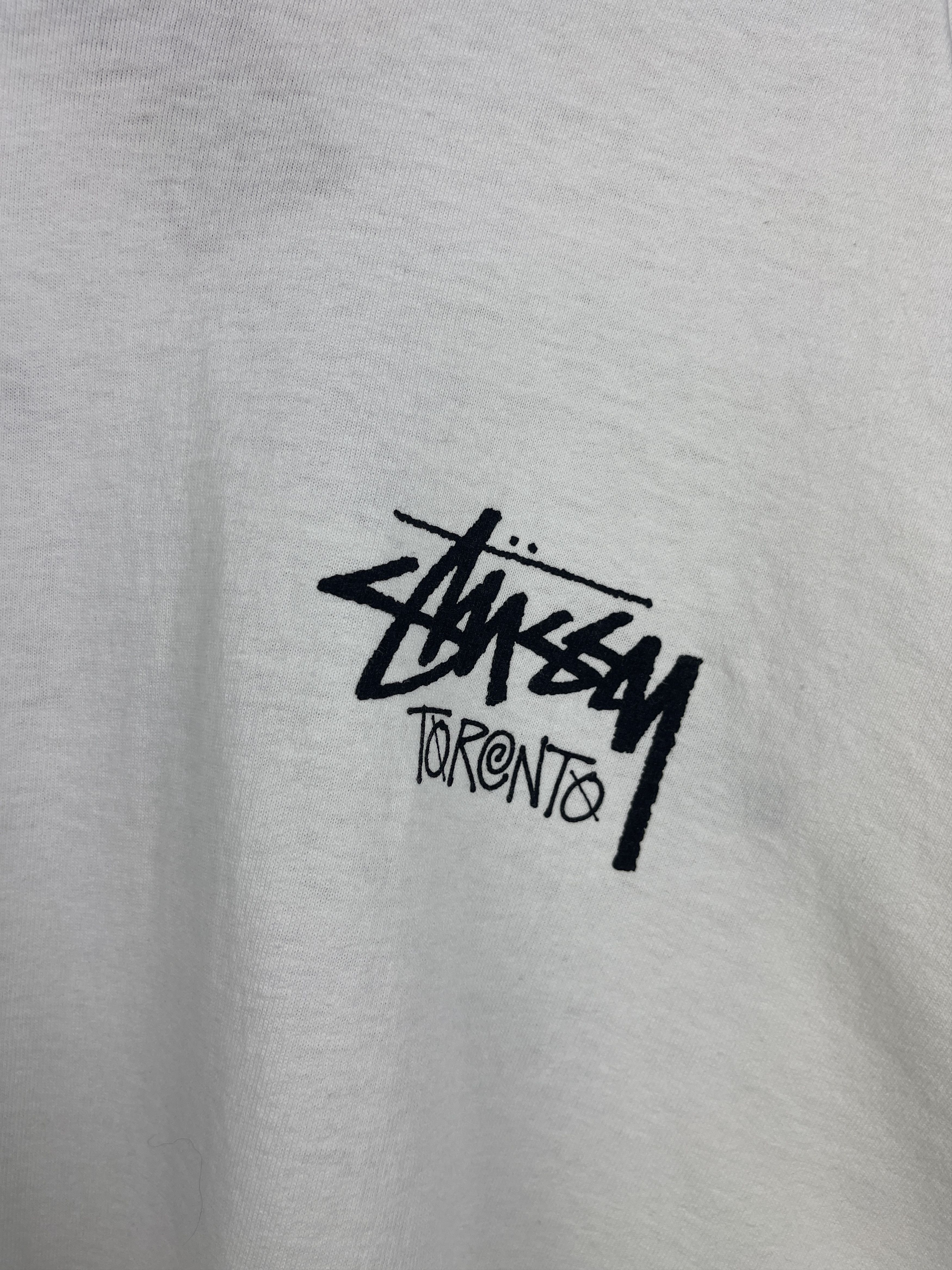 Stussy Stussy Stock Toronto White Long Sleeve Size US XXL / EU 58 / 5 - 4 Thumbnail