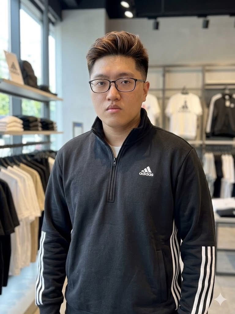 Adidas 🔥 ADIDAS ESSENTIALS 3-STRIPES 1/4 ZIP PULLOVER 🔥 Size US L / EU 52-54 / 3 - 1 Thumbnail