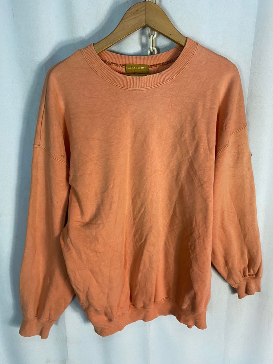 Lancel Vintage lancel spellout distressed sweatshirt Size US L / EU 52-54 / 3 - 3 Thumbnail