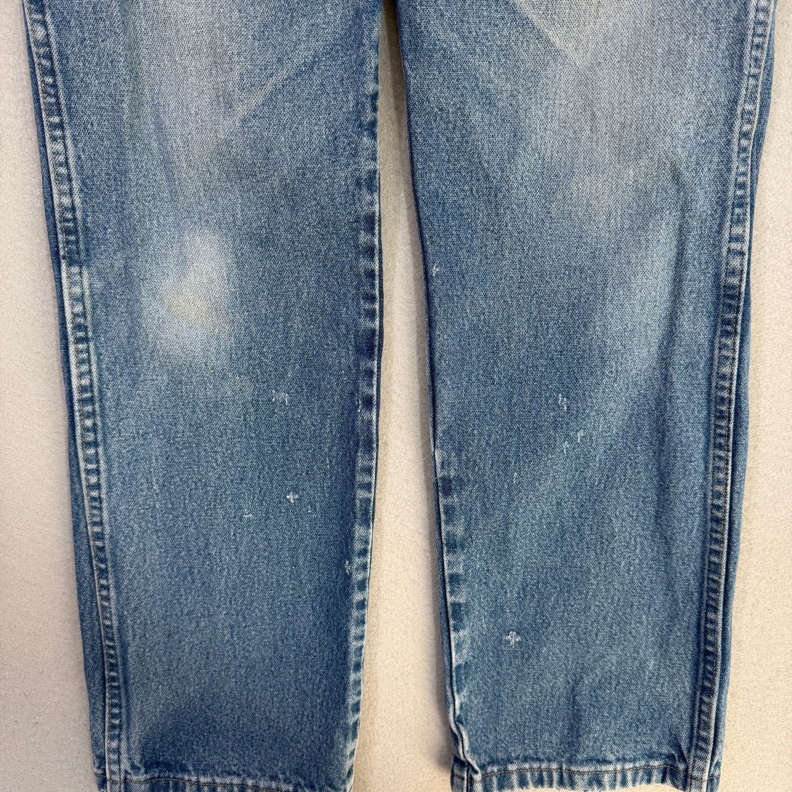 Wrangler Wrangler Slim Fit Cowboy Cut Jeans 33x30 Blue Faded 936PWD Size US 33 - 3 Thumbnail