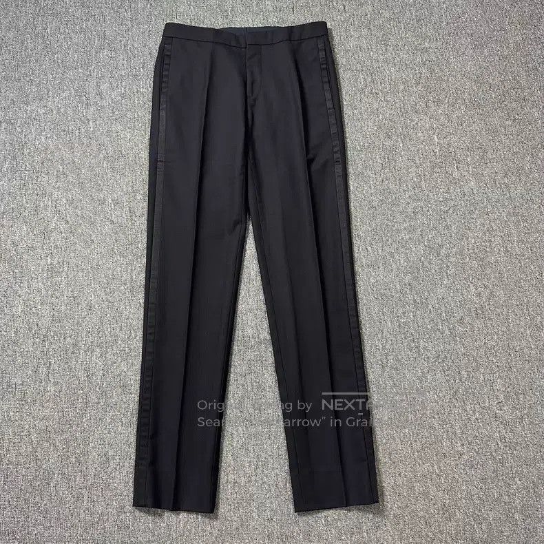 Dior Dior Black satin collared smoking suit Size 44R - 4 Thumbnail