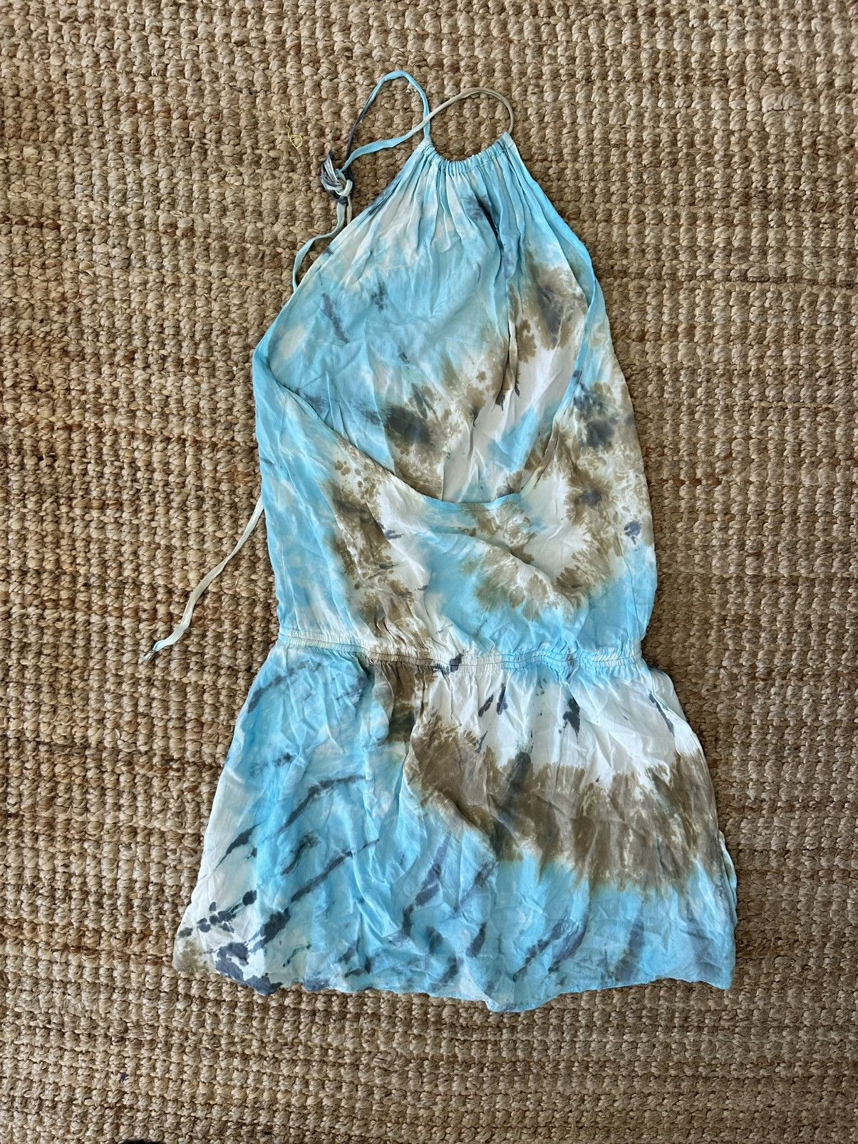 Other LOVE STITCH TIE DYED HALTER DRESS WITH POCKETS SIZE SMALL Size S / US 4 / IT 40 - 2 Thumbnail