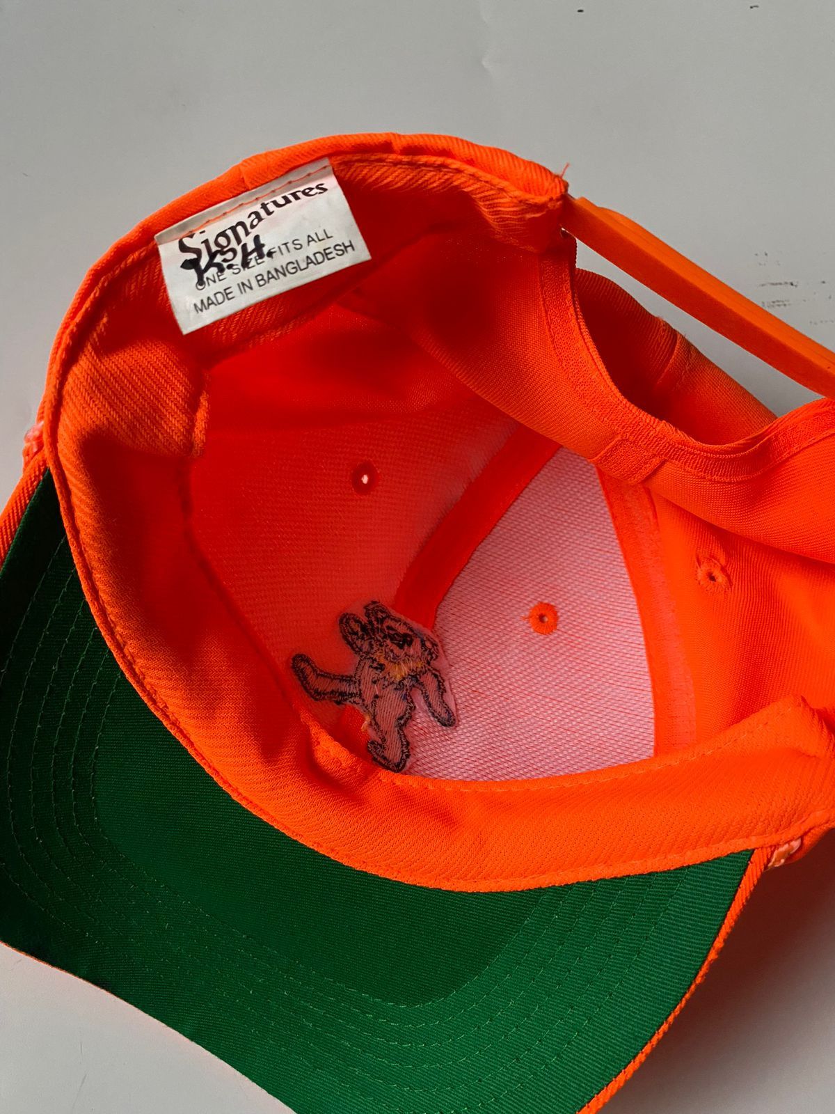 Band Tees × Grateful Dead × Vintage Grateful Dead Snapback Hat Orange Size ONE SIZE - 4 Thumbnail