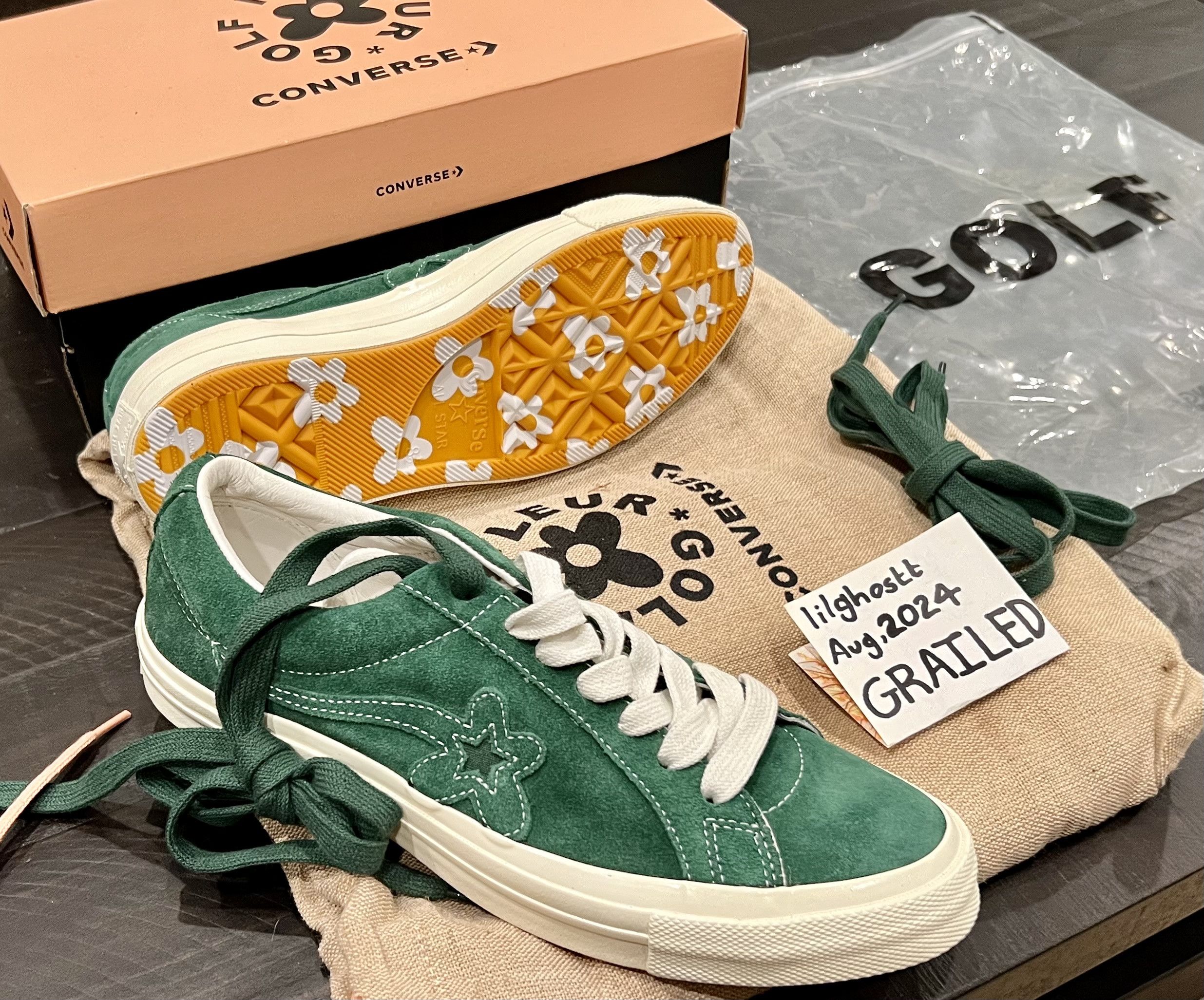 Converse x golf le fleur one star green hotsell