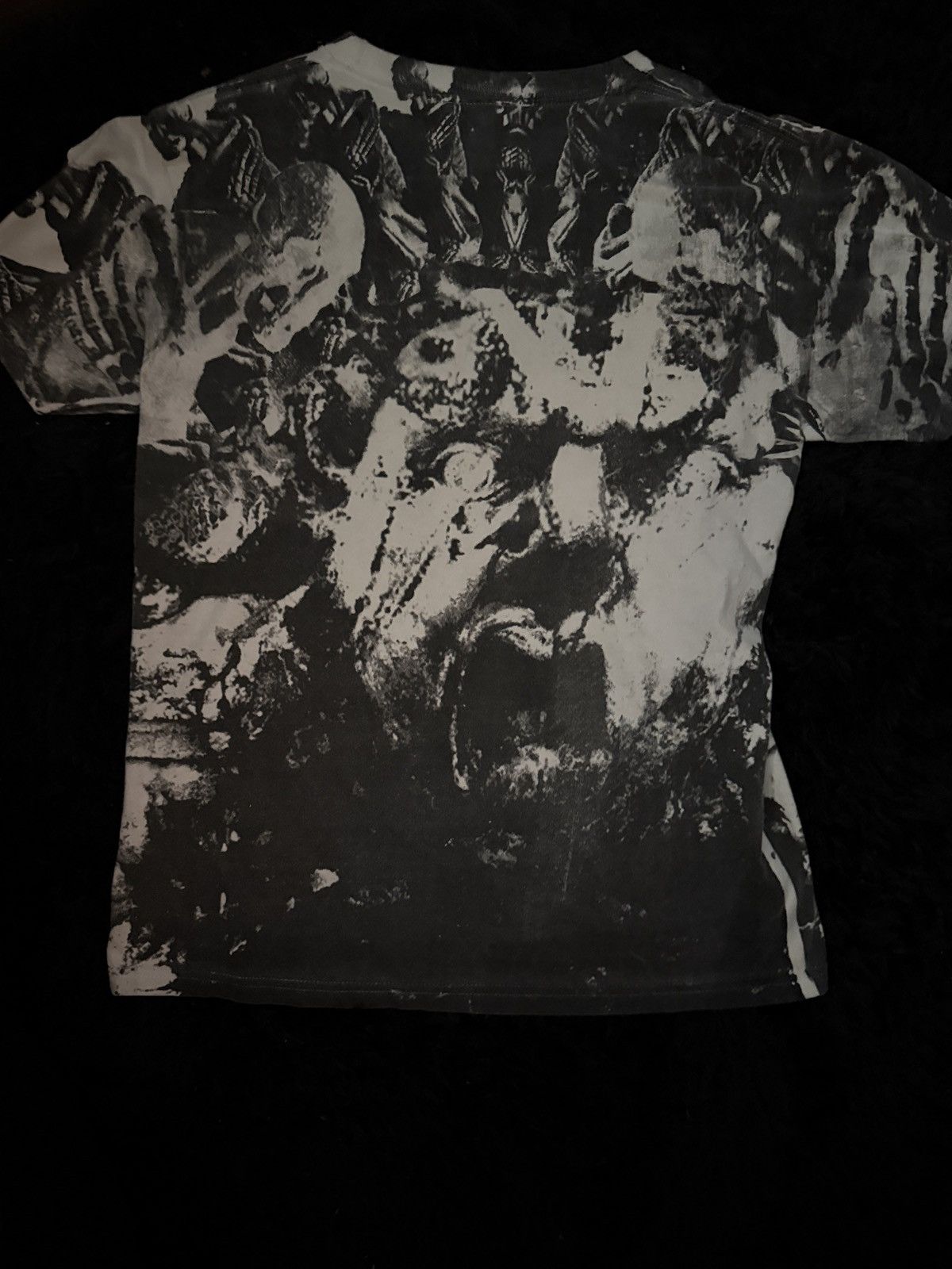 Other Black and White Silet #001812 Graphic Tee Size US M / EU 48-50 / 2 - 1 Thumbnail