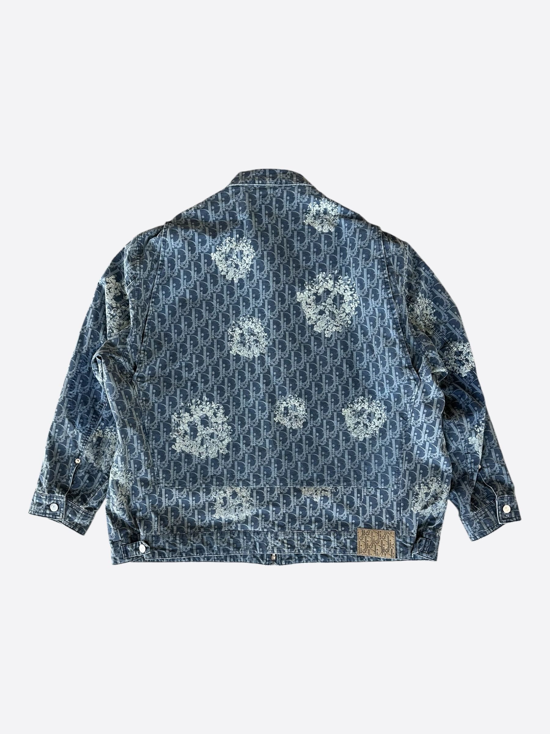 Dior Dior Denim Tears Blue & White Oblique Jacket Size US XXL / EU 58 / 5 - 2 Thumbnail