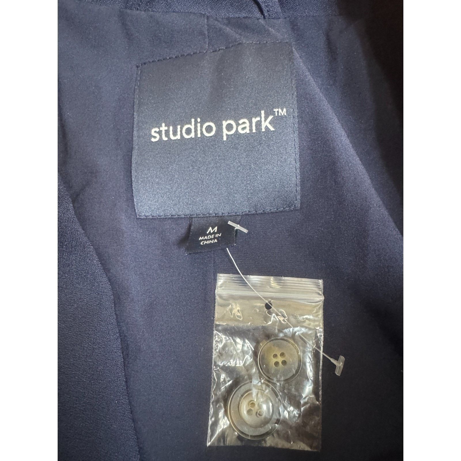 Other Studio Park x Amy Stran Navy Blazer Medium NWOT Jacket Size M / US 6-8 / IT 42-44 - 13 Thumbnail
