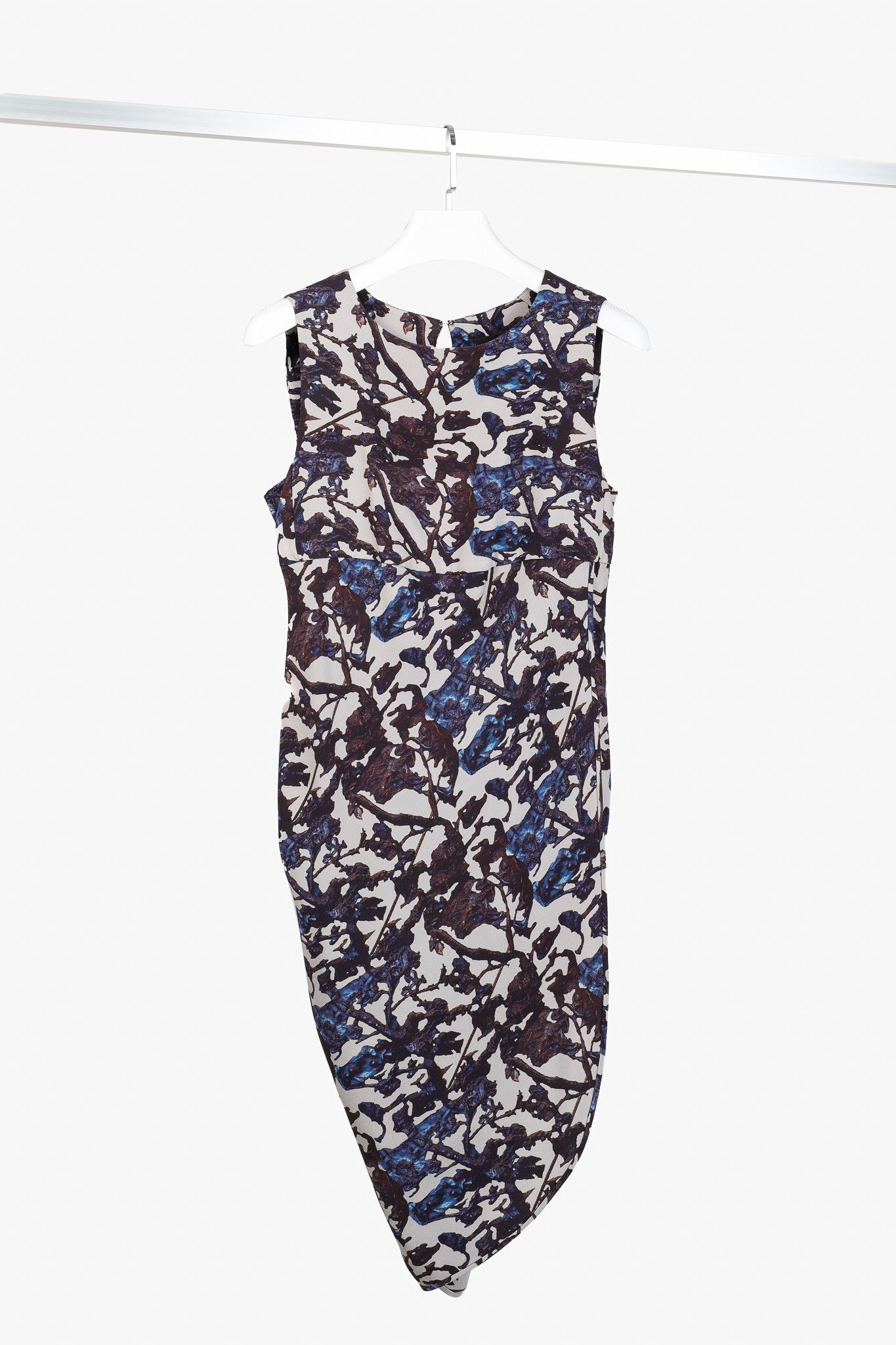 Zero + Maria Cornejo Zero + Maria Cornejo Printed Mauves Silk Dress Size S / US 4 / IT 40 - 1 Thumbnail
