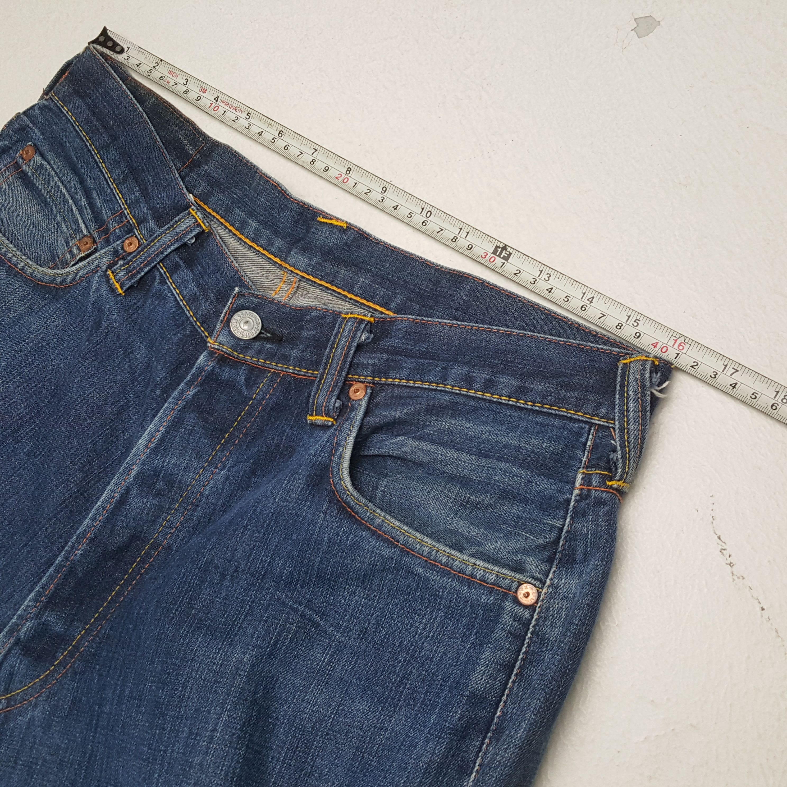 Evisu × Japanese Brand × Vintage EVISU Japanese Brand Fashion Style Custom Daicock Jeans Size US 32 / EU 48 - 7 Thumbnail