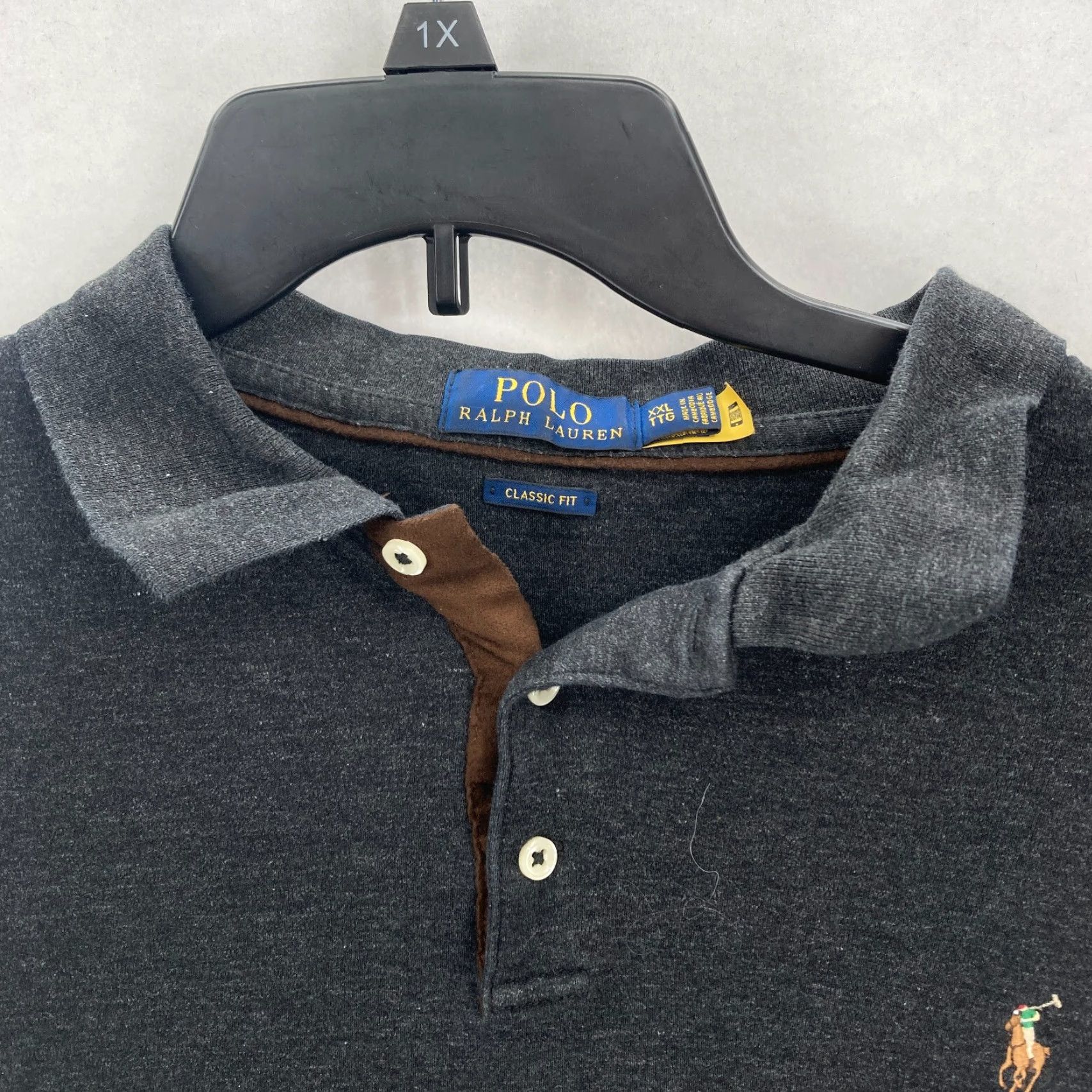 Ralph Lauren Polo Ralph Lauren Long Sleeve Polo Shirt Mens 2XL Black Flesh Pony Classic Fit Polo Shirt Mens 2XL Black Flesh Pony Classic Fit Size US XXL / EU 58 / 5 - 4 Thumbnail