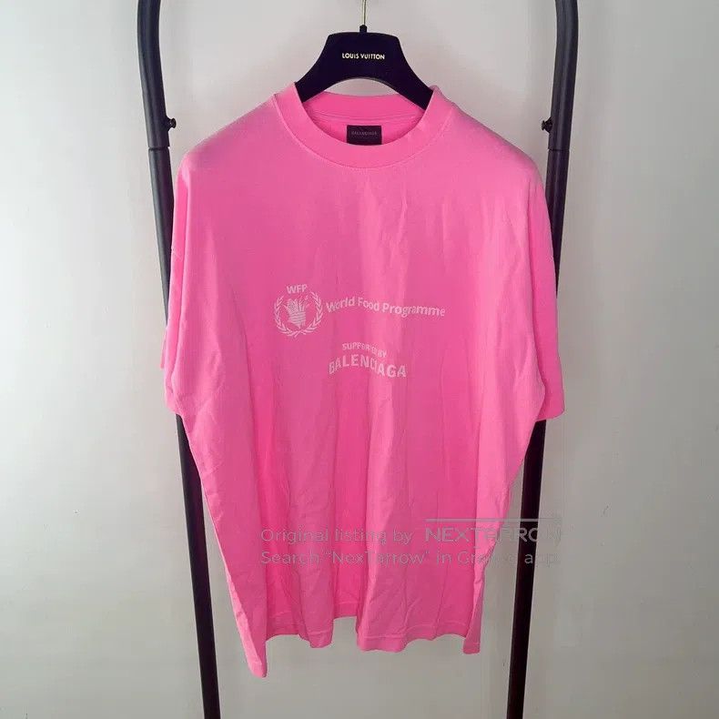 Balenciaga Logo Letter Print Crewneck Short Sleeve T-Shirt