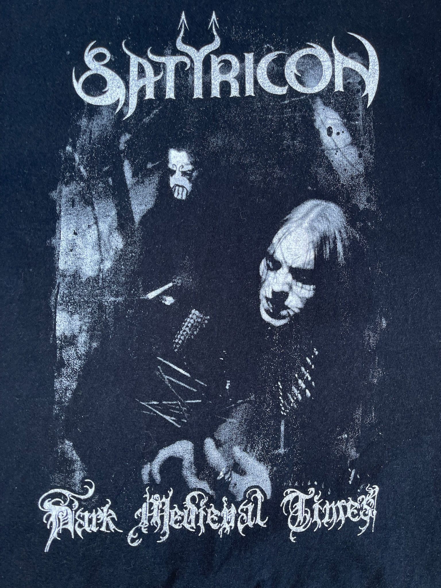 Band Tees VTG 00s Satyricon Dark Medieval Times Band Tee Black Metal Size US L / EU 52-54 / 3 - 6 Thumbnail