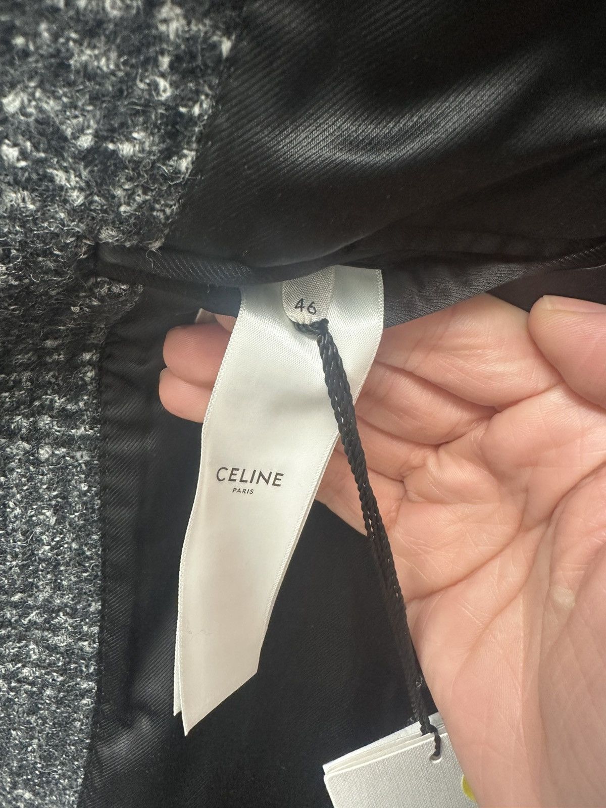 Celine 19AW Prince of Wales Double Breasted Wool Coat Size US S / EU 44-46 / 1 - 5 Thumbnail