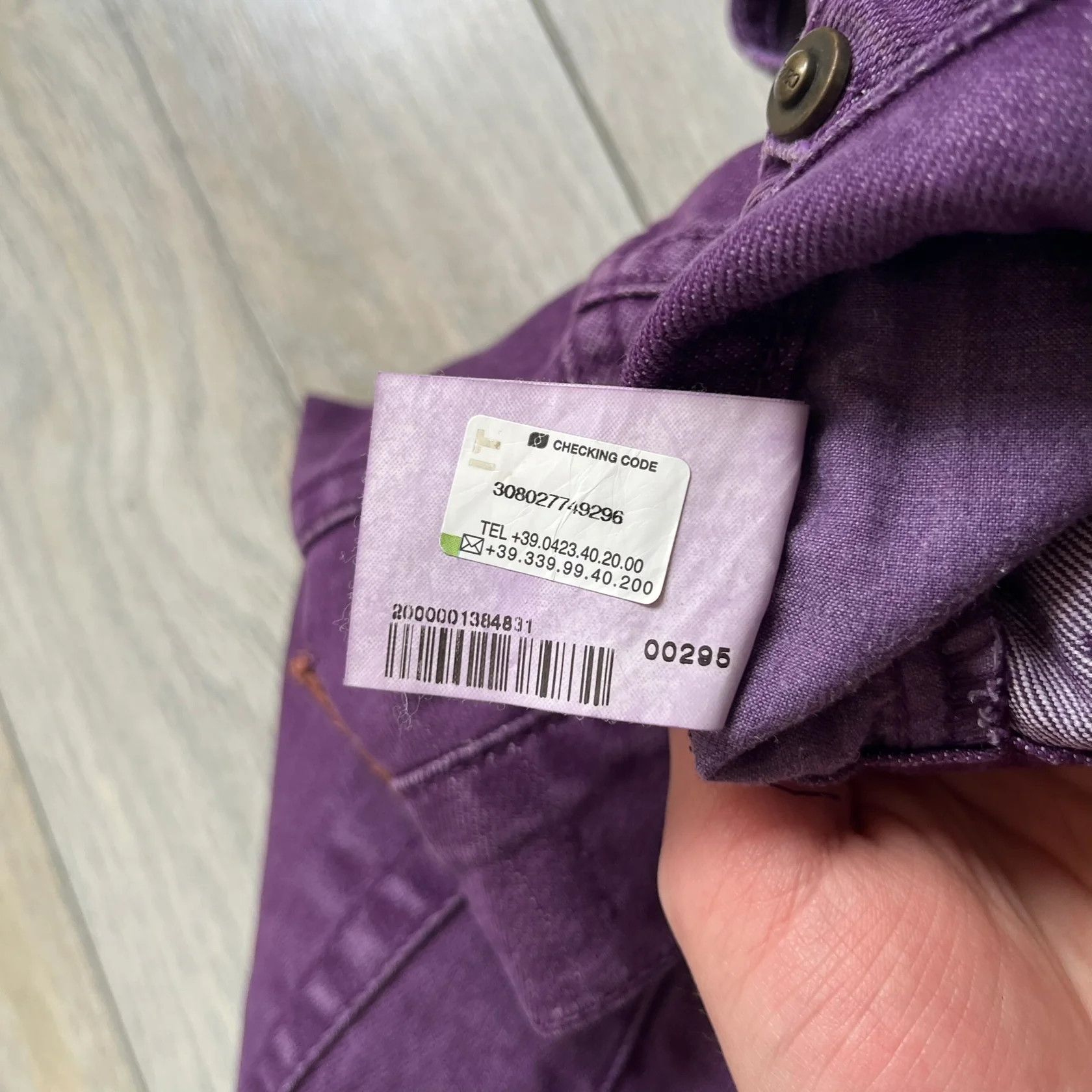 Just Cavalli Just Cavalli 2010's Purple Slim Jeans Size US 29 - 11 Thumbnail
