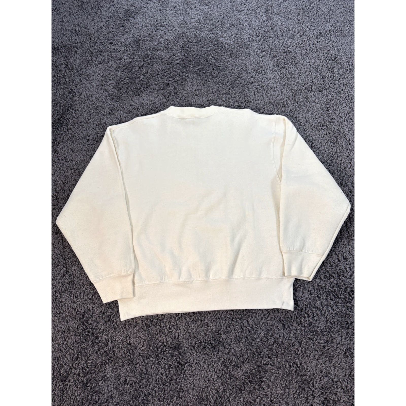 Fruit Of The Loom VINTAGE Fruit Of The Loom Sweatshirt Mens M White Star Jerusalem 3 Wise Men Pullover Sweatshirt Size US M / EU 48-50 / 2 - 5 Thumbnail