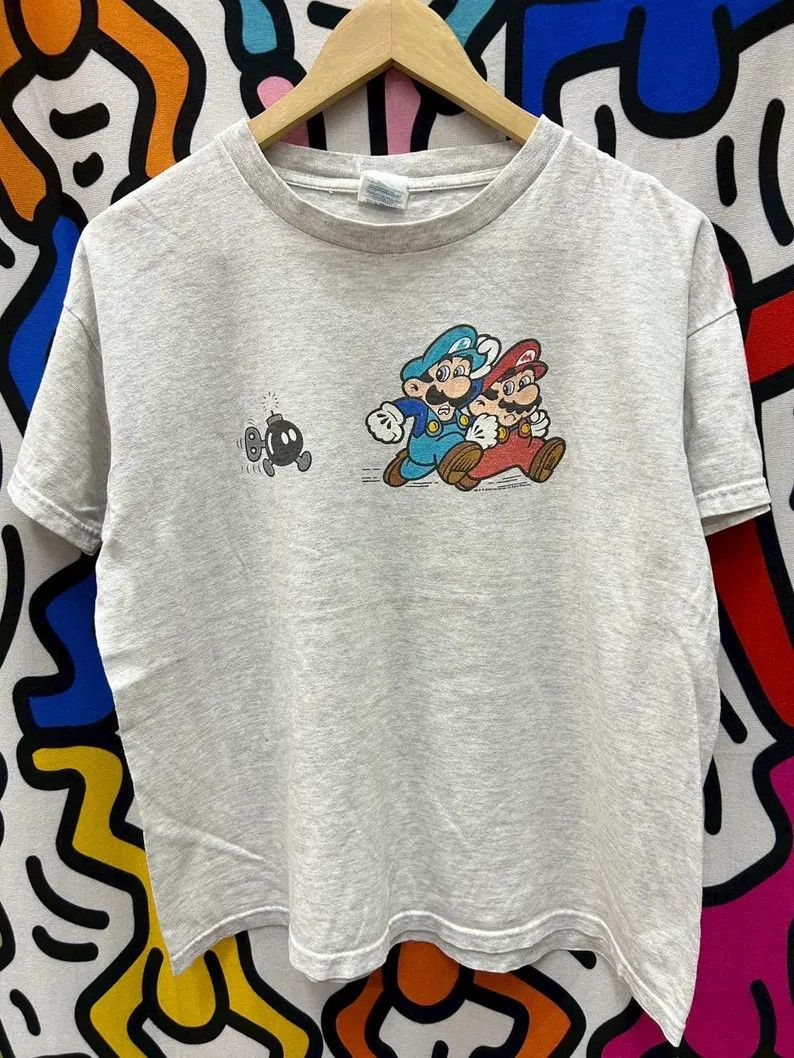 Vintage Vintage 2000s Mario tshirt size S Size US S / EU 44-46 / 1 - 2 Thumbnail