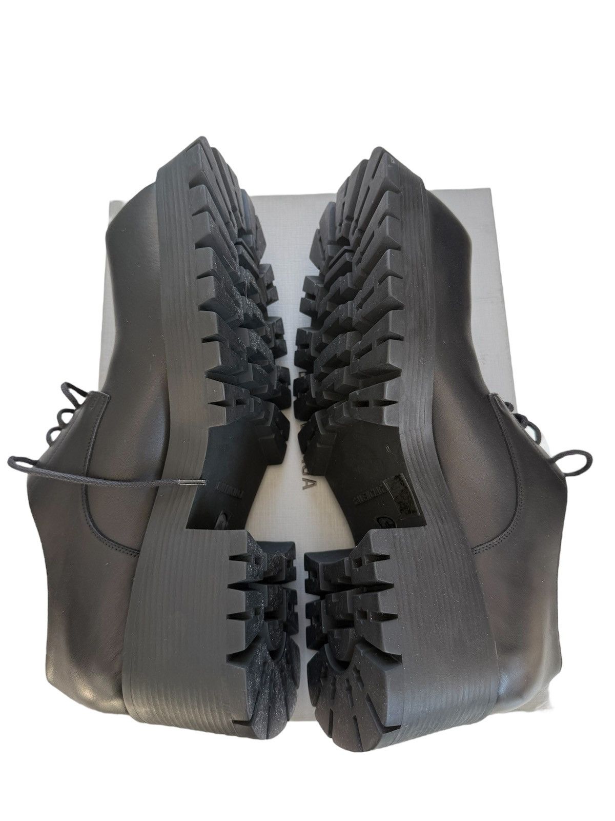 Balenciaga Balenciaga Derby Trooper Calfskin Size US 12 / EU 45 - 8 Thumbnail