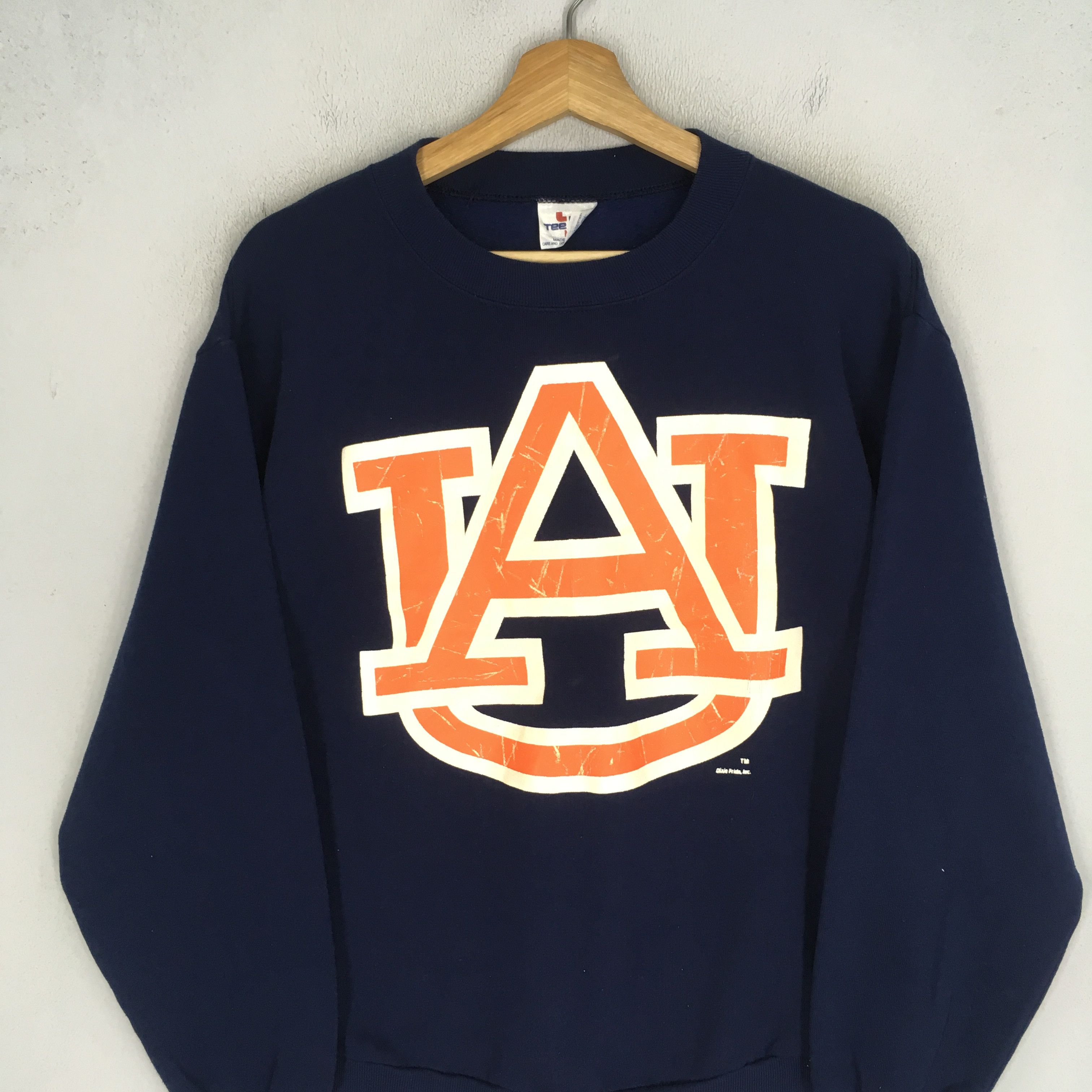Auburn Sportswear Vintage 90s Auburn Tigers Blue Sweatshirt - 266 Size US M / EU 48-50 / 2 - 6 Thumbnail