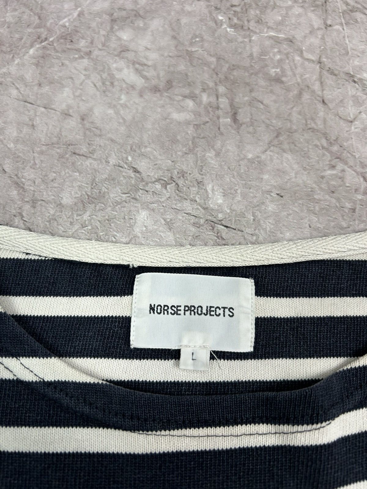 Norse Projects Norse Project Casual Basic Longsleeve Striped Streetwear Y2k Size US L / EU 52-54 / 3 - 4 Thumbnail