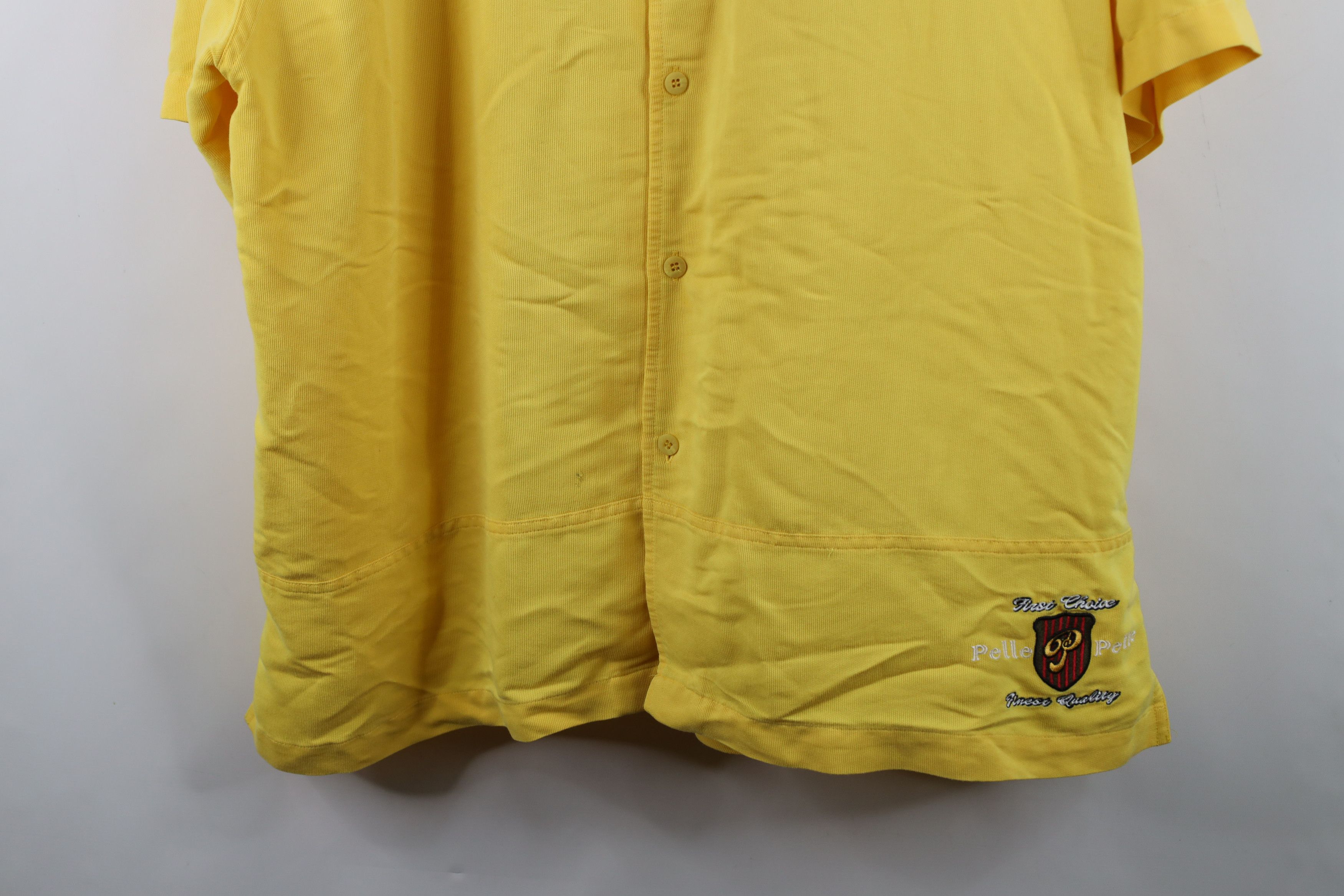 Pelle Pelle Vintage 90s Pelle Pelle Baggy Fit Collared Button Shirt Size US XL / EU 56 / 4 - 3 Thumbnail